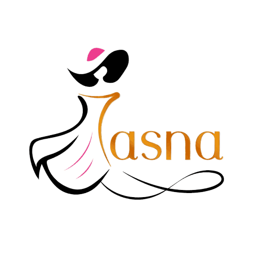Elegant tech logo featuring a stylized woman and "asna" text, emphasizing branding and digital innovation.